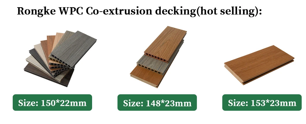 New Generation Durable Waterproof Natural Wood Texture Co-Extrusion WPC Wood Plastic Composite Decking Flooring