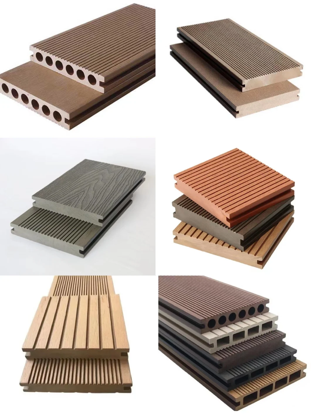 Water / Moisture-Proof WPC Co-Extrusion Decking Board WPC Outdoor Flooring with Good Price