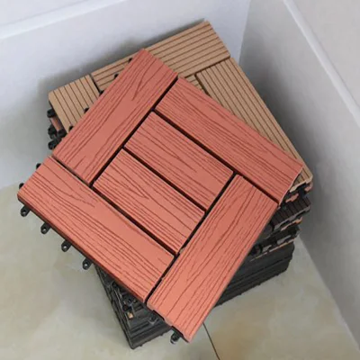 Assemblez-le vous-même sans travailleurs DIY Deck Tiles WPC