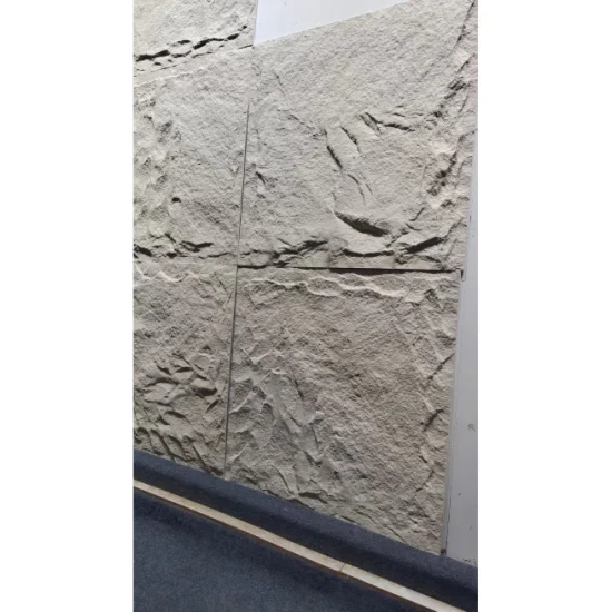 Panneau de pierre de polyuréthane artificiel Faux mur pierre culturelle d'unité centrale pour le décor de salon de KTV panneau de mur en pierre artificielle de pierre d'unité centrale