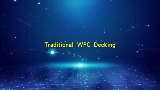 L'eau / Moisture-Proof WPC Co-Extrusion Decking Board WPC Revêtement de sol extérieur avec un bon prix