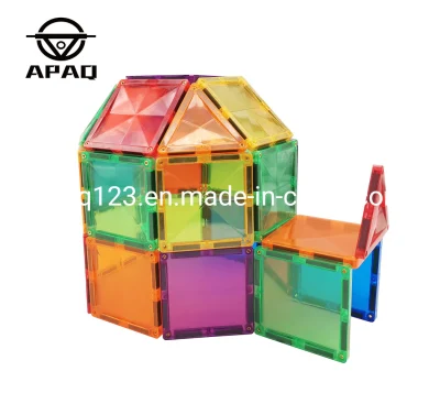 Tige lumière LED 3D blocs de Construction magnétiques en plastique bricolage Construction jouet jouet éducatif tuiles magnétiques