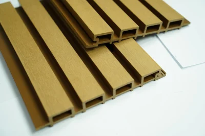 Panneau composé en plastique en bois de revêtement de mur de Co-Extrusion WPC de haute qualité 219*26mm