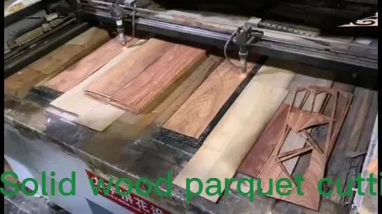 Parquet en bois massif fait main rétro de grande qualité de style de luxe personnalisé