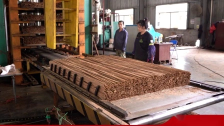 Résistant au gel à l'extérieur en composite de bois dur massif en bambou Decking//Floor/Flooring