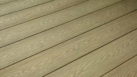 La conception européenne réutilisent le plancher en bois creux extérieur de grain en bois de WPC
